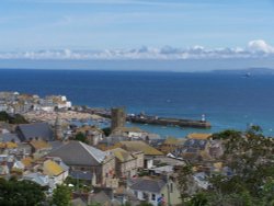 View of St Ives harbour Wallpaper