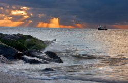 Sunset, Milford on Sea, Hampshire