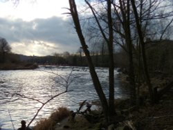 Sprotbrough weir Wallpaper