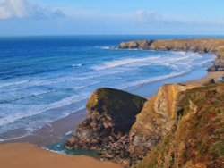 Bedruthan steps, Cornwall