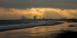 Seal Sands from Seaton Carew (Hartlepool) Wallpaper