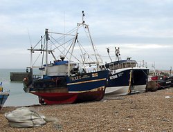 Hastings harbour Wallpaper