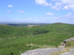 Dartmoor scene. Wallpaper