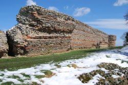 The wall of the Roman Fort Wallpaper