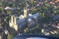 Lincoln Catherdral from the south west Wallpaper