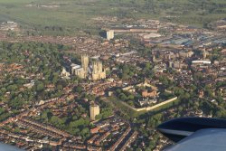 Lincoln Catherdral from the north west Wallpaper