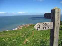 South West Coast path from Ilfracombe to Combe Martin Bay