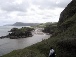 South West Coast path from Ilfracombe to Combe Martin Bay Wallpaper