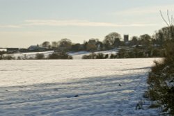 Old Edlington in the snow