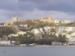 Dover Castle From The Prince Of Wales Pier. Wallpaper