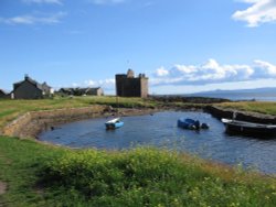 The Old Harbour at Portencross Wallpaper