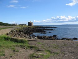 The Castle at Portencross Wallpaper