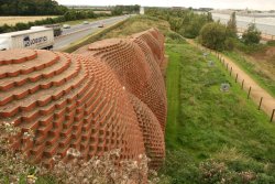 Darlo Brick Train Wallpaper