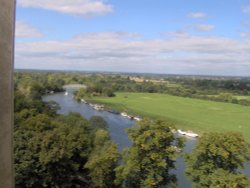 A View of Windsor and the river from the Ferris Wheel, 2007 Wallpaper