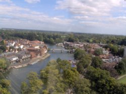 A view of Windsor from the Ferris Wheel near the river, 2007 Wallpaper