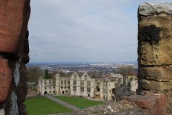 From the top of the castle Wallpaper