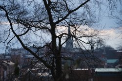 Dudley top Church from the Castle Wallpaper