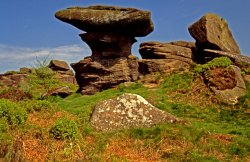 Brimham Rock Formations. Wallpaper