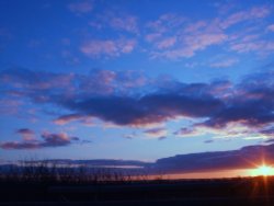 Lincolnshire sunrise Wallpaper