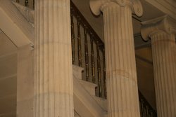 Belsay Hall entrance hall Wallpaper