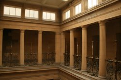 Belsay Hall entrance hall Wallpaper