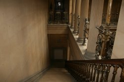 Belsay Hall entrance hall Wallpaper