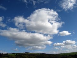 Beautiful clouds over North Yorkshire Wallpaper