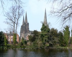 Lichfield Cathedral Wallpaper