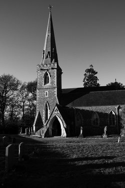 Main rear view of Church  - Midgham