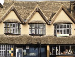 Old butchery in Burford, Cotswolds Wallpaper