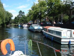 Centre of Norwich on the River Wallpaper