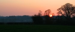 Ribchester sunset Wallpaper