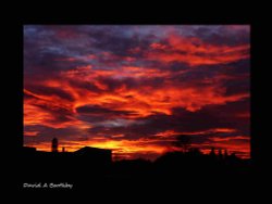 Sunset over the University of Hull Wallpaper