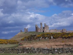 View of Dunstanburgh Castle from Craster