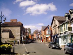 Bottom of Tisbury High Street Wallpaper