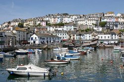 The harbour at Brixham Wallpaper