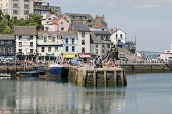 The harbour at Brixham Wallpaper