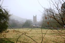 Church at Cerne Abbas Wallpaper