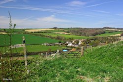 The Cerne Valley, Dorset Wallpaper