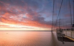 View from Humber Bridge Wallpaper