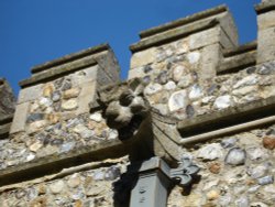 Gargoyle on Necton Church Wallpaper