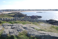 A View of Holy Island Wallpaper