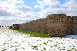 The Old Castle Wall. Wallpaper