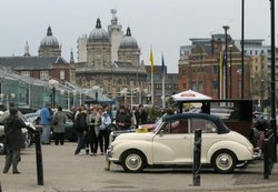 Veteran cars on Princes Quay 2 Wallpaper