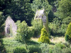 Old Church near Tintern Abbey Wallpaper