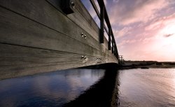 Cut bridge, Milford on Sea Wallpaper