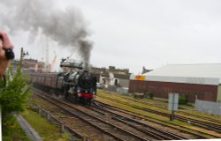 Oliver Cromwell Steam Train visiting Lowestoft Wallpaper