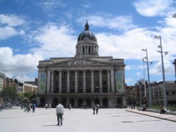 The Market Place, Nottingham Wallpaper