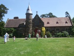 The Stable and Coach block at Knightshayes Wallpaper