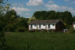 House near the duck pond Wallpaper